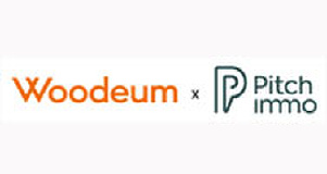 Pitch Immo X Woodeum logo