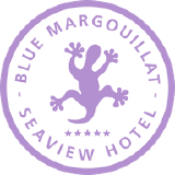 Blue Margouillat Seaview Hotel logo