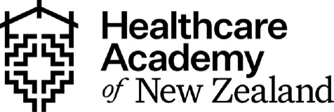 Healthcare Academy of New Zealand logo
