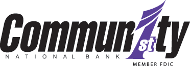 Community First National Bank logo