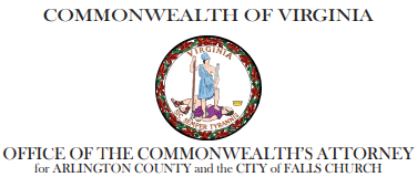 Office of the Commonwealth’s Attorney for Arlington County and the City of Falls Church logo